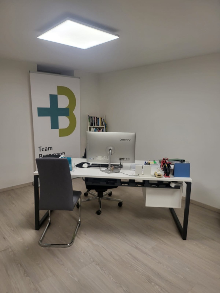 Beratungsplatz im Büro von Team Bergmann in Wöllersdorf