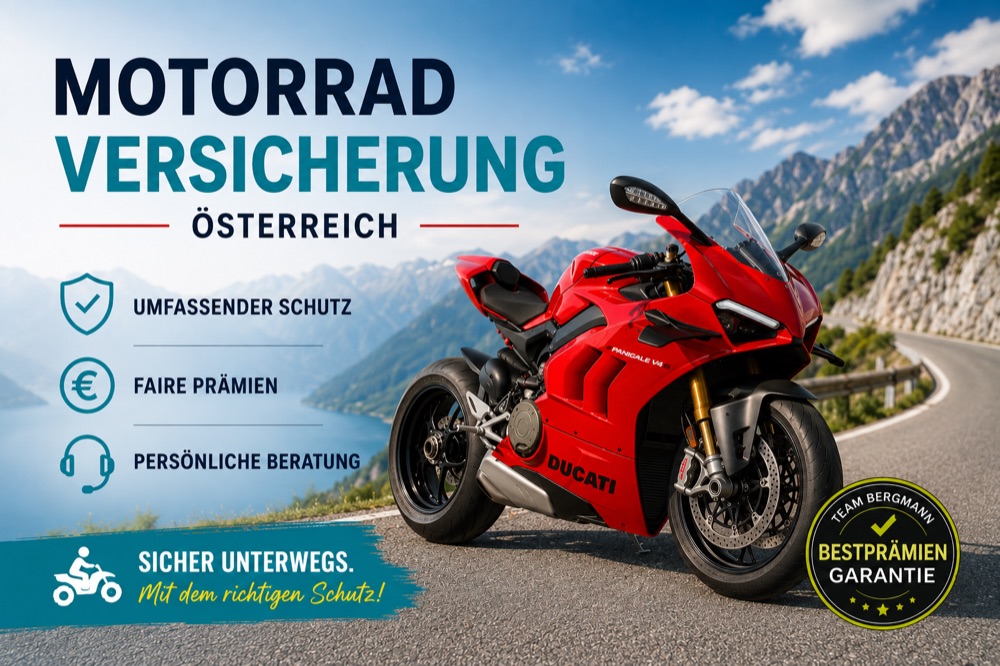 Motorradversicherung Österreich – umfassender Schutz, faire Prämien